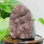 592g Natural Amethyst Geode Mineral Specimen Crystal Quartz Energy Decoration