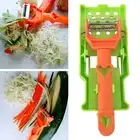 Salad Bowl Peeling Tool Small Size Peeler for Easy Handling Dual Slicer Fruit