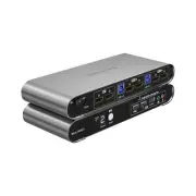 2 Computers 2 HDMI Monitors KVM Switch 4K@60Hz, Hotkey Switching, EDID, Audio...