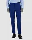 Hugo Boss Men's Blue Slim-Fit Wool-Blend Superflex Stretch Suit Pants Size 32R