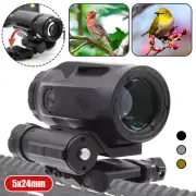 Tactical 5X Magnifier Scope Flip to Side QDAbsolute Co-Witness Lower Third Mount