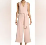 Rachel Roy 3xFreya Waist-Tie Cross-Back Jumpsuit