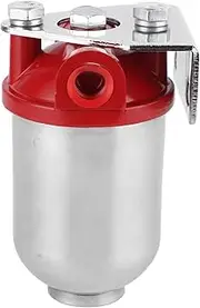 Canister Style Fuel Filter 3/8in NPT Outlet Fitting Universal Fit for Ford Rat HotStreet Rod SBC BBC