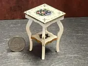Dollhouse Miniature Table Hand Painted 1:12 one inch scale E206 Artist signed
