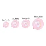 Hologram Pink Ball Topper 12pk