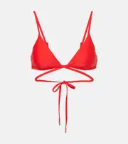 [Simkhai] Simkhai Harlen bikini top UK 16 red