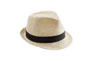 Beechfield Unisex Straw Festival Trilby Hat (Natural) - UTRW4081