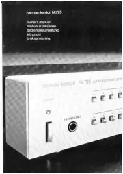 Harman Kardon HK725 Receiver Owners Manual