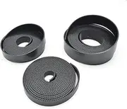 Transmission Belt Black Polyurethane Steel PU GT2 Timing Belt Small Backlash 3D Printer 2GT Open Synchronous Belt 2GT-6 Width 4/6/9/10/15mm V-Belt (Size : 1Meter, Color : 15mm)