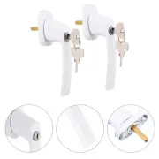 2 Sets Plastic Sliding Window Handle Window Casement Lock Lever