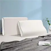 ZUNI Memory Foam Pillow High Low Side Sleeping Ergonomic Design Health 55CM