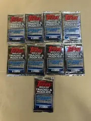(6) TOPPS FACTORY SEALED 2003-04 TRADED & ROOKIES HOCKEY PACKS LOOK FOR & RCS