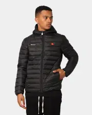 [ELLESSE] Ellesse Lombardy Padded Puffer Jacket Black - Size XL XL Black