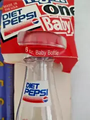 Vintage Diet Pepsi Baby Bottle 1992 NIP New Made USA Munchkin Bottling Inc 6 oz