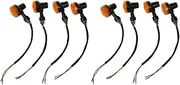8 Pcs Motorcycle Motorbike Amber Turn Signal Light Bulb Indicator 12V