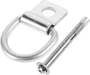Ciieeo Trailer D-Rings Stainless Steel V-Shaped Cargo Hooks Heavy Duty Trailer Tie Down Rings Multi-Functional Truck Bed Anchor Points for Securing Cargo