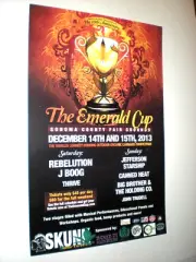 POSTER THE EMERALD CUP 2013 cannabis competition rebelution Jefferson Starship 1