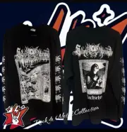 Satanic Warmaster Official T-Shirt Short & Long Sleeve Black Metal Bathory