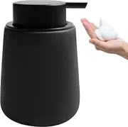 TOOZFO Soap Foaming Dispenser Ceramic with Easy-to-Press Pump Hand Foam Dispenser for Shampoo Bathroom Kitchen 12 oz