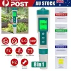 8 In 1 Pool Salt Tester Digital PH Salt Meter for Saltwater Pool PH and Salinity