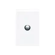 Clipsal Saturn Series Covers To Suit 4061Pb Series Saturn 4000 Series Including Saturn Horizontal Pure White - 4061PBC-PW