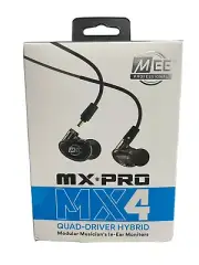 Mee Audio MX4 Pro Hybrid Quad Driver Universal In Ear Monitor Noise Isolating