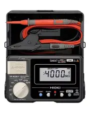 Hioki Electric 5 range insulation resistance tester hard case IR405110 Japan New