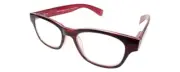Calabria Drew Square Designer Multi-Focus Blue Light Glasses 48 mm Marsala Smoke
