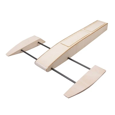 RC Speed Boat Wooden Sponson Outrigger Shrimp Speed Boat Model Kits Radio2040