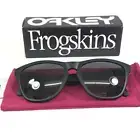 Oakley Sunglasses Frogskins OO9013-F755 Matte Black Prizm black Polarized Lenses