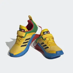 Adidas LEGO X SPORT DNA 樂高 運動鞋 慢跑鞋 童鞋 小中大童 藍黃 HQ1310