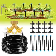49 ft Drip Irrigation Kit | Garden Watering System | Automatic DIY Equipment Set