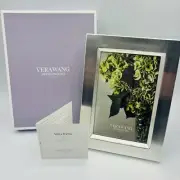 Vera Wang Wedgwood Satin Silver Photo Picture Frame 4x6 New In Box 40003671