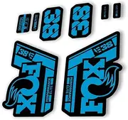 Fork Replacement Decal Sticker Compatibale for Fox 38 2021 Performance Elite E Bike Series Blue (Matte)