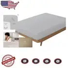 GOTS Certified Glacier Gray Full Fitted Sheet - 300 Thread Count Organic Cotton