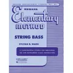 RUBANK ELEMENTARY METHOD - STRING BASS