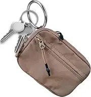 [Generic] Wallet Keychain - Iris Card Wallet Keychain Wallet | Pouch Wristlet Wallets | Zip Card Case with Id Window | Keychain Wallet Women's Waterproof Nylon Keychain Wallet for Shopping, Traveling