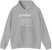 [X.Style] Grandma Definition Funny Mother's Day ds024 Hoodie Grey 2XL