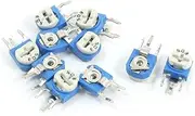 10pcs (Potentiometer) 50K Ohm Vertical Variable Resistor Trimmer (68ry874qf254) Potentiometers Blue