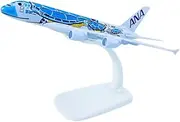 2024 1:400 ANA Sea Turtle Painting A380 Plane Airplane Model Simulation Aircraft Model Aviation Model Aircraft Kits for Collection and Gift