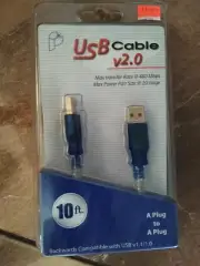 USB 2.0 CABLE A to A 10ft. 20G; Color Coded Connectors