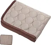 COLLBATH Pet Mat Dog Sofa Outdoor Dog Bed Waterproof Spa Cushion Small Accessories for Large Dogs Kennel Dogs Bed Pet Beds for Small Dogs Dog Accessories Round Dog Bed Dog Pad Fleece Coffee