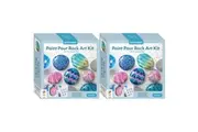 2x Craft Maker Paint Pour Rock Art Craft Activity Kit Creative Hobby Project