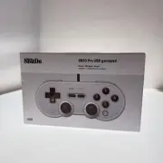 8Bitdo SN30 Pro USB Wired Gamepad Controller for Nintendo Switch, Windows - Gray
