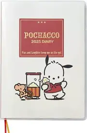 Sanrio 457337 B6 Diary Block Type Pochacco 2025 Planner From Japan