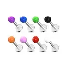 Piercing Ear Labret Balls Acrylique UV Resistant