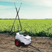 Giantz Weed Sprayer 100L Garden Weeds Killer Spot Pump Pressure Lawn Plants Mist Boom Spray Tank, Farm Agricultural Equipment, 100PSI Diaphragm with Trailer 5m and 8 Nozzles 6m Hose
