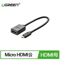 在飛比找良興EcLife購物網優惠-UGREEN 綠聯 Micro HDMI轉HDMI 轉接傳輸