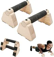 Parallettes Bars - Wooden Calisthenics Equipment for Handstand Training, Push Up Bars & Calisthenics Bar - Handstand Blocks and Pushup Handles for Men