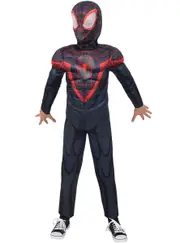 Miles Morales Deluxe Boys Lenticular Muscle Chest Costume